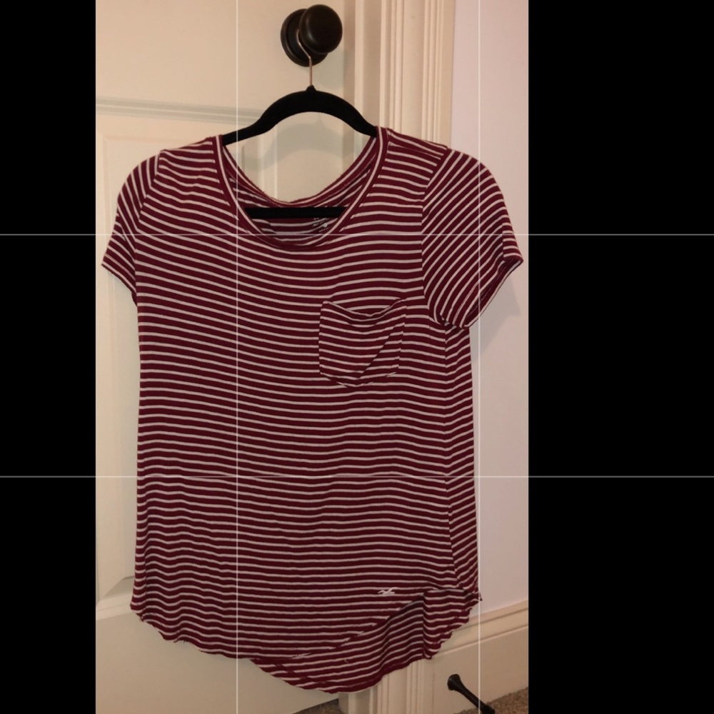 Hollister Maroon shirt